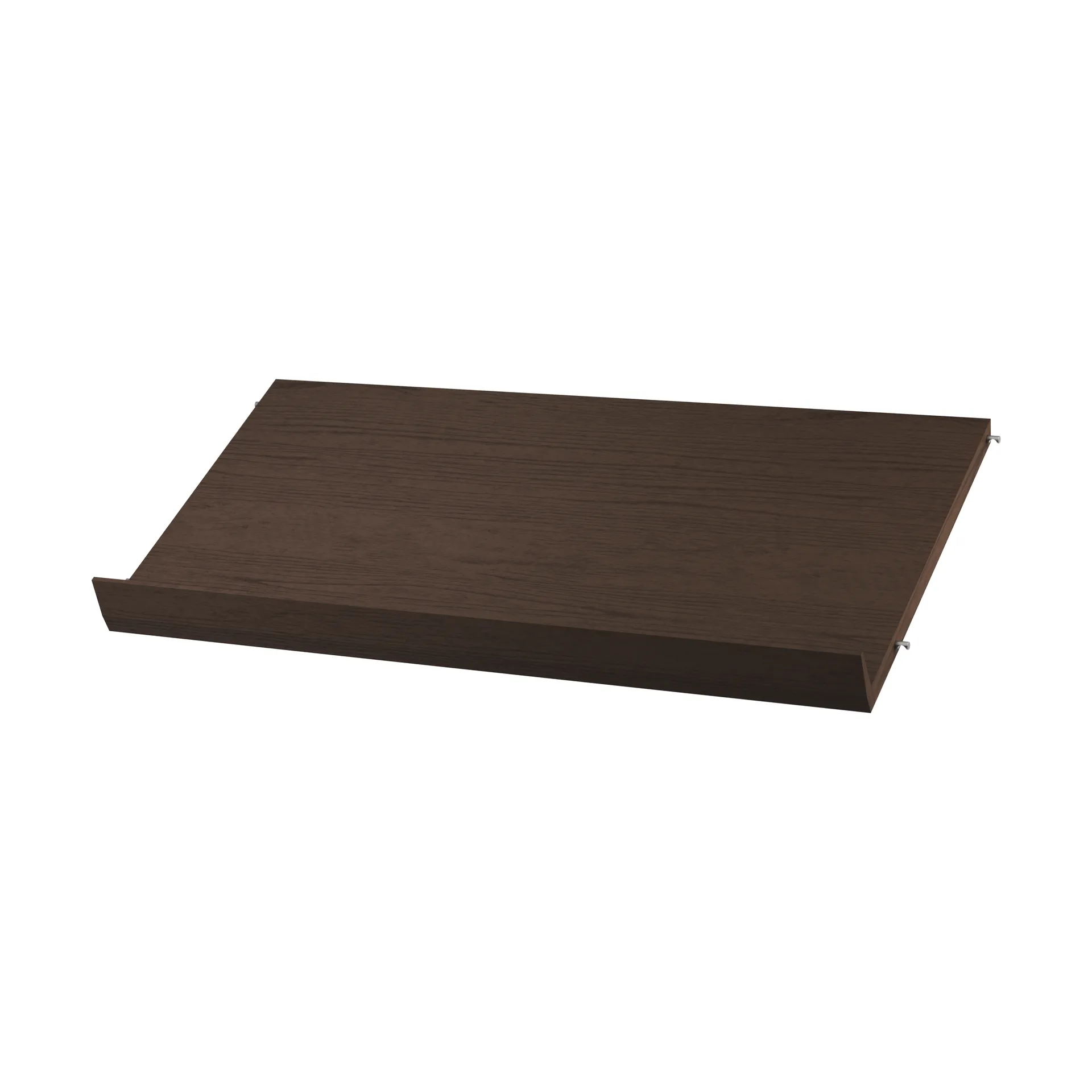 String magasinhylle tre, Mørk eik, 78x30 cm String