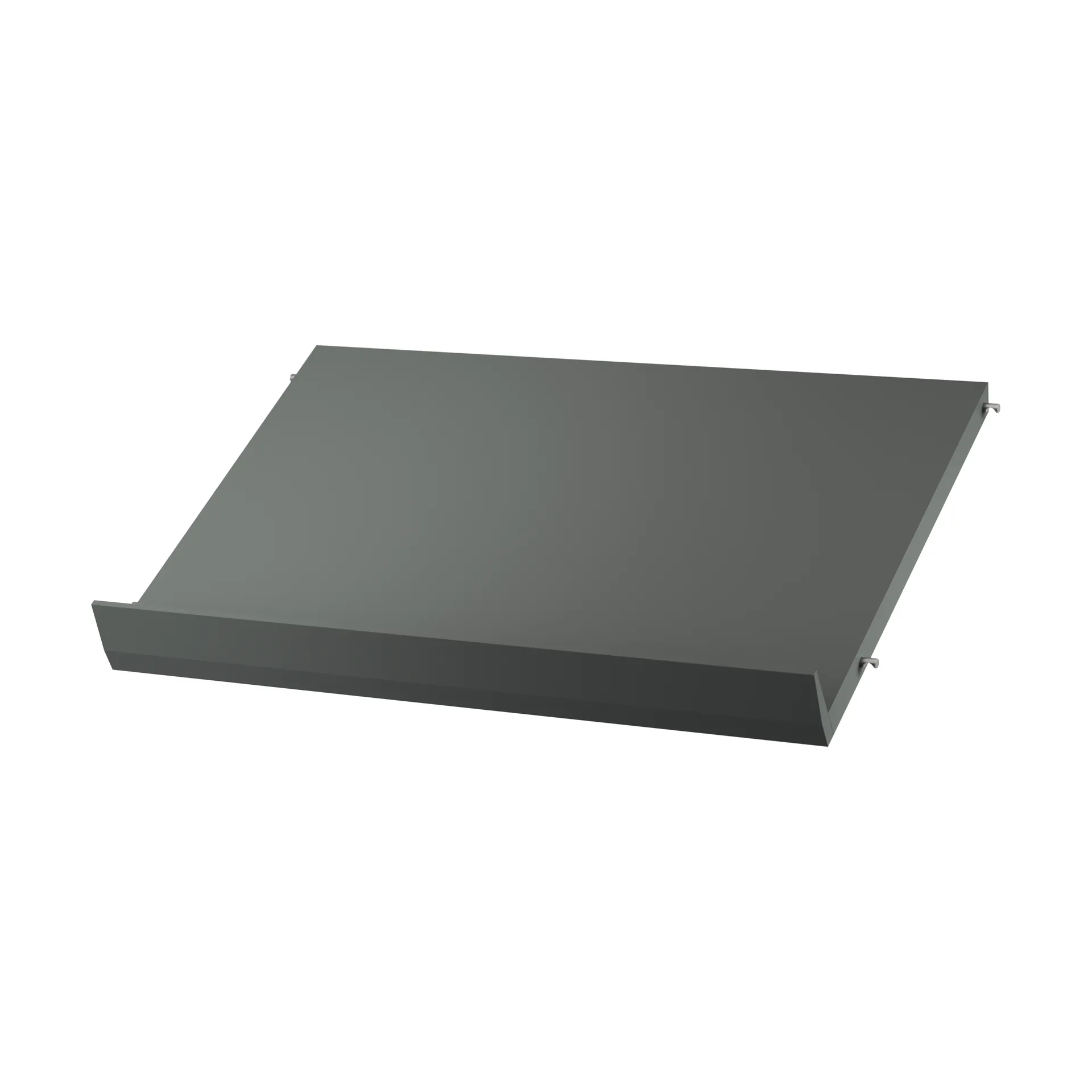 String magasinhylle tre, Mørkegrå, 58x30 cm String