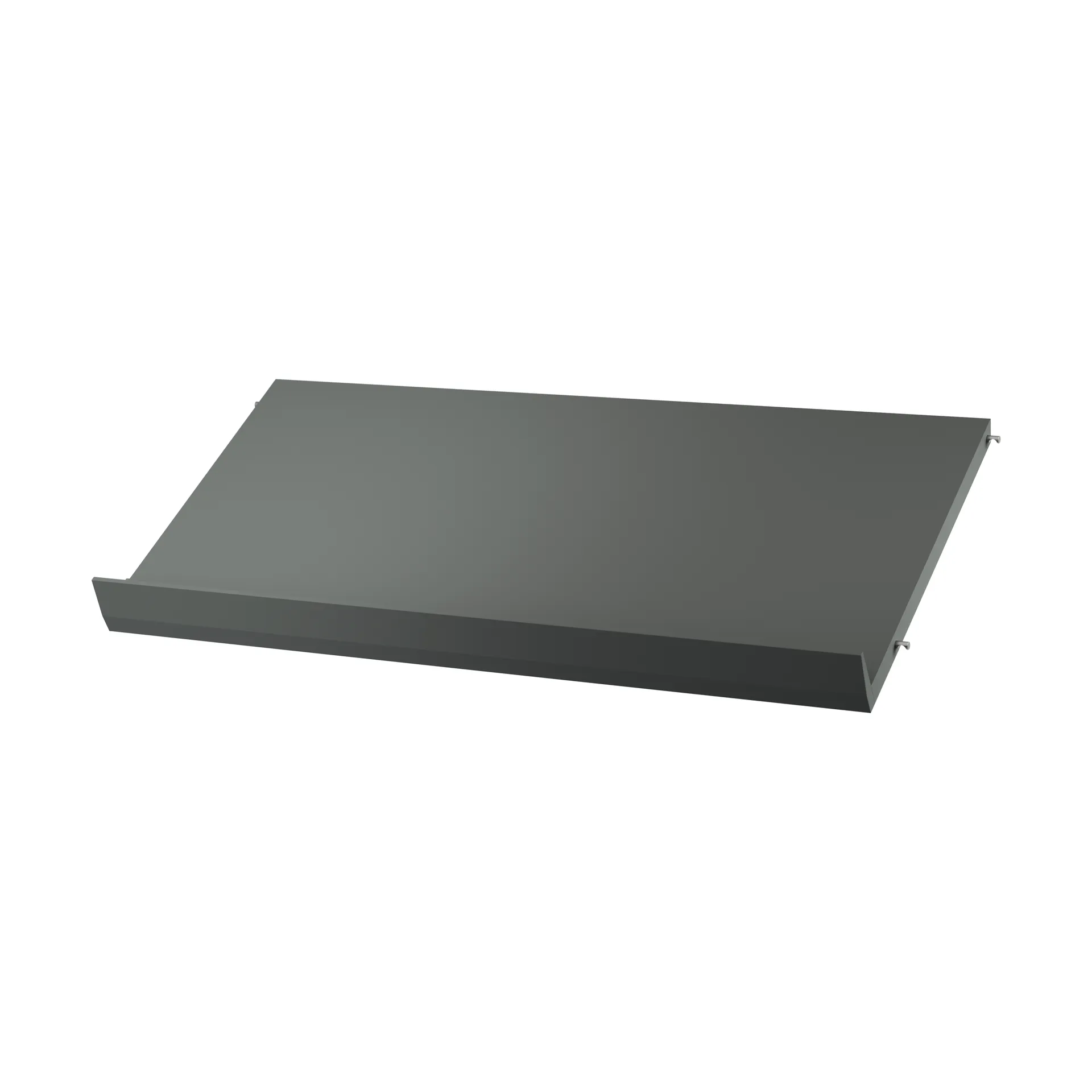 String magasinhylle tre, Mørkegrå, 78x30 cm String