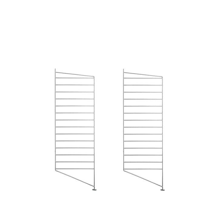 String Outdoor gulvgavl - galvanisert, 85x30cm, 2-pk - String