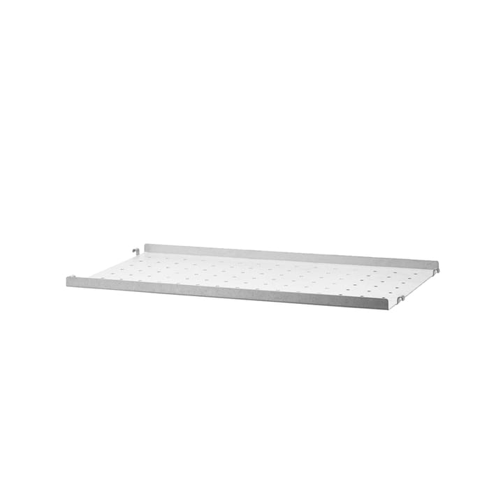 String Outdoor hylleplate - Galvanisert-58x30 cm-lav kant - String