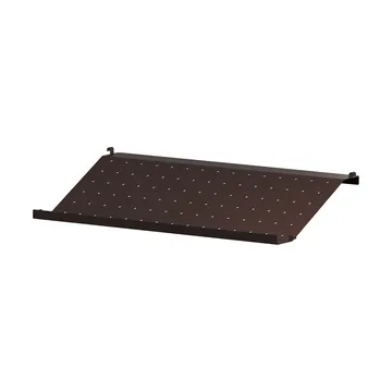 String skohylle metall - Mørk brun, 58x30 cm - String