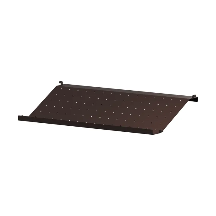 String skohylle metall - Mørk brun, 58x30 cm - String