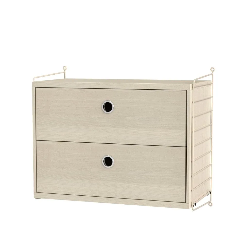 String soverom ask & beige - Kombinasjon A String