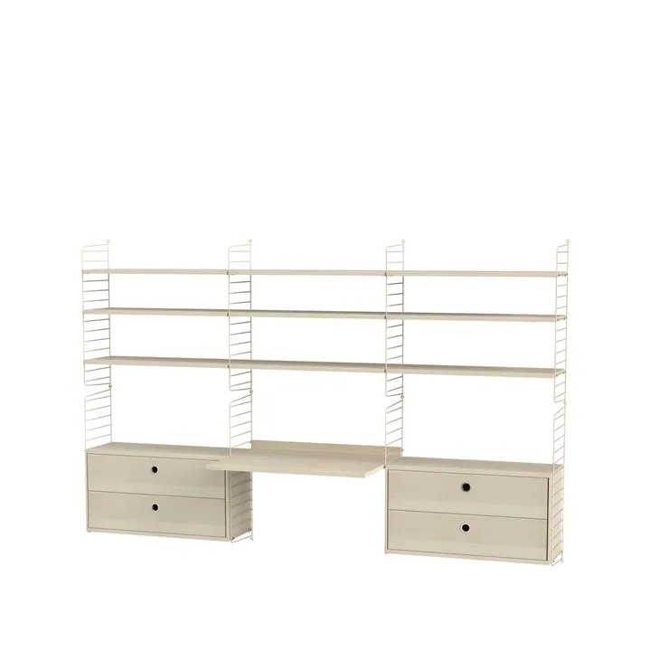 String soverom ask & beige - Kombinasjon F - String
