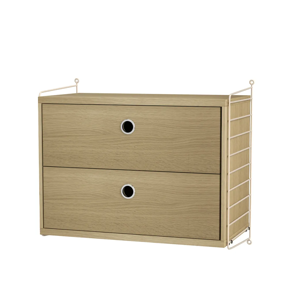 String soverom eik & beige - Kombinasjon A,  String