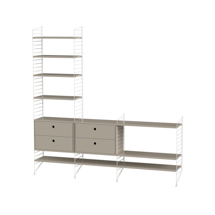 String stue beige & hvit - Kombinasjon J - undefined - String