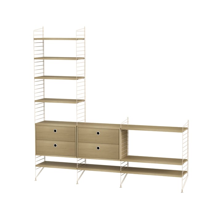 String stue eik & beige - Kombinasjon J - undefined - String
