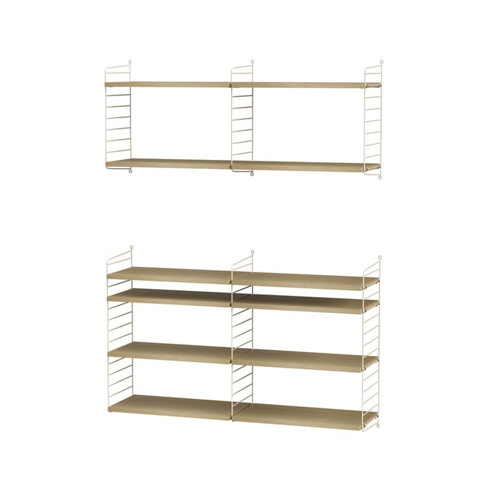 String stue eik & beige - Kombinasjon N - undefined - String