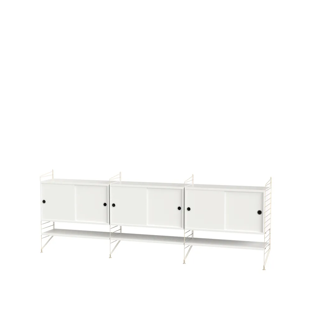 String stue hvit & beige - Kombinasjon F,  String