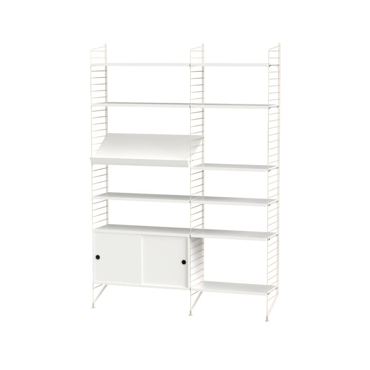 String stue hvit & beige - Kombinasjon H - undefined - String