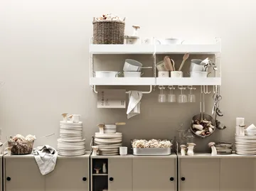 String veggavl - Hvit, 50x30 cm, 1-pakning - String