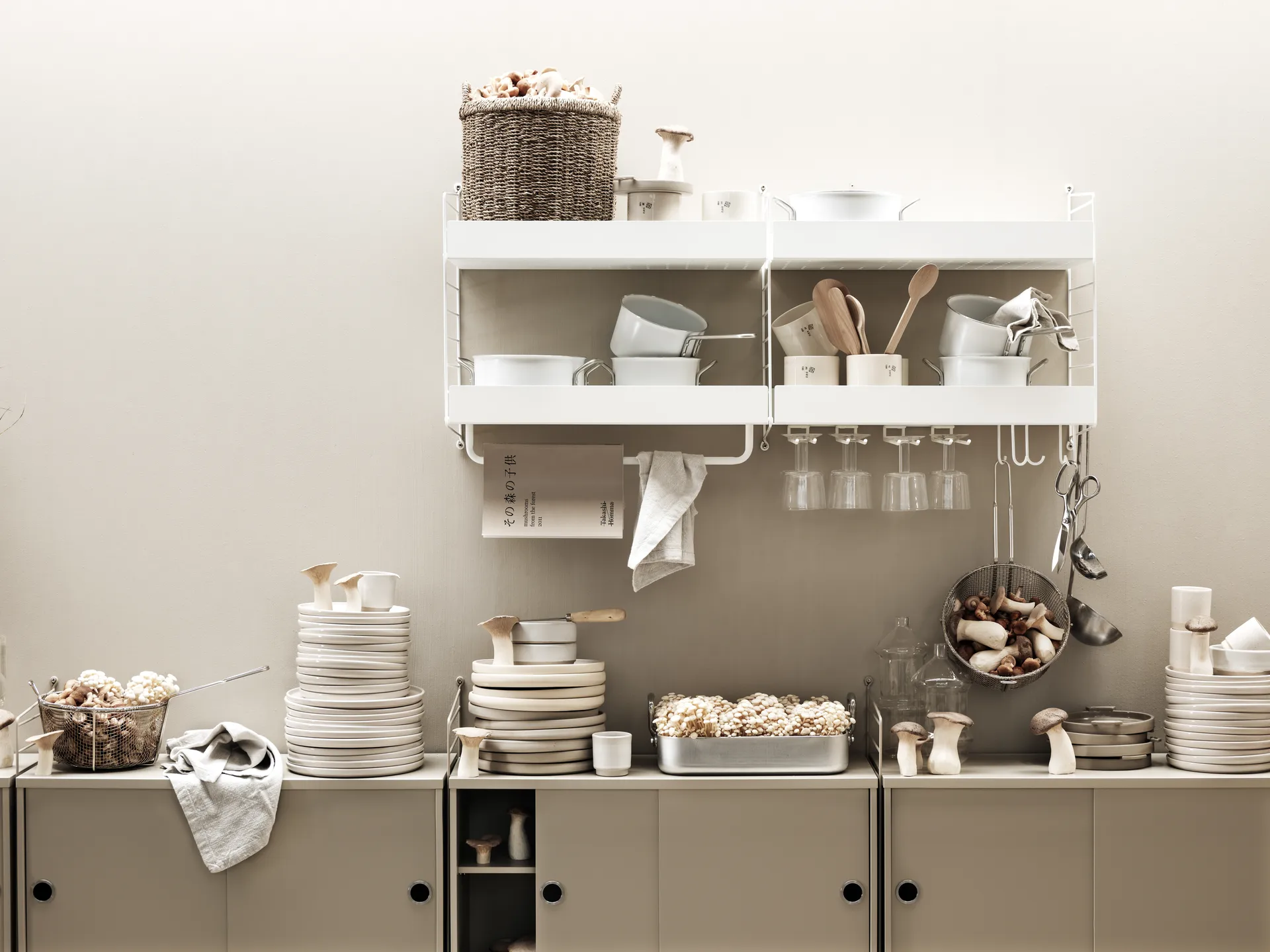 String veggavl, hvit, 50x30 cm, 1-pk String