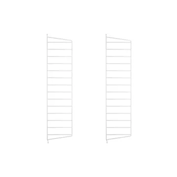 String veggavl - Hvit, 75x20 cm, 2-pakning - String