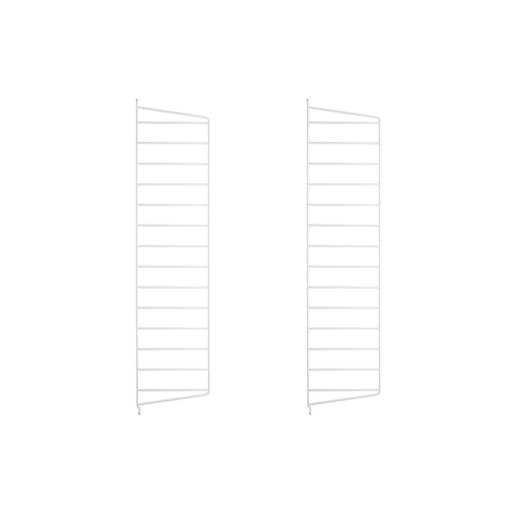 String veggavl - hvit, 75x20 cm, 2-pk - String
