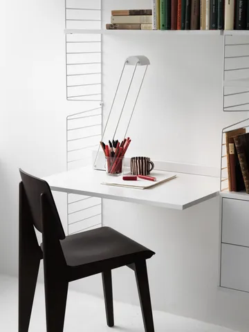 String veggavl - Hvit, 75x30 cm, 1-pakning - String