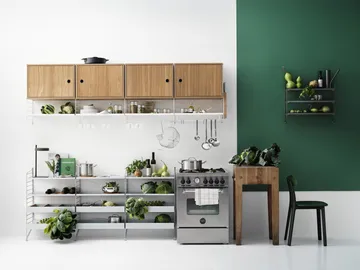 String veggavl - Hvit, 75x30 cm, 2-pakning - String