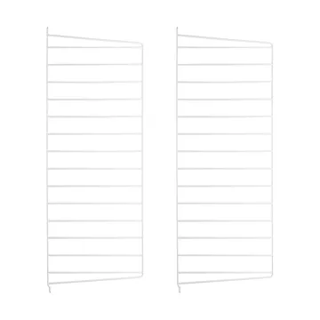 String veggavl - Hvit, 75x30 cm, 2-pakning - String