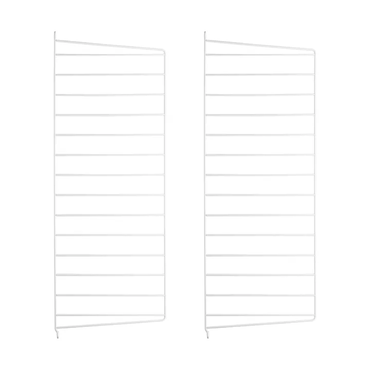 String veggavl - Hvit, 75x30 cm, 2-pakning - String