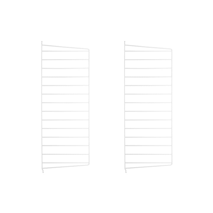 String veggavl - hvit, 75x30 cm, 2-pk - String