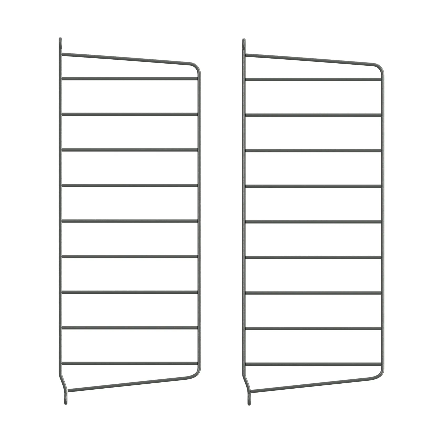 String veggavl, Mørkegrå, 50x20 cm, 2-pakning String