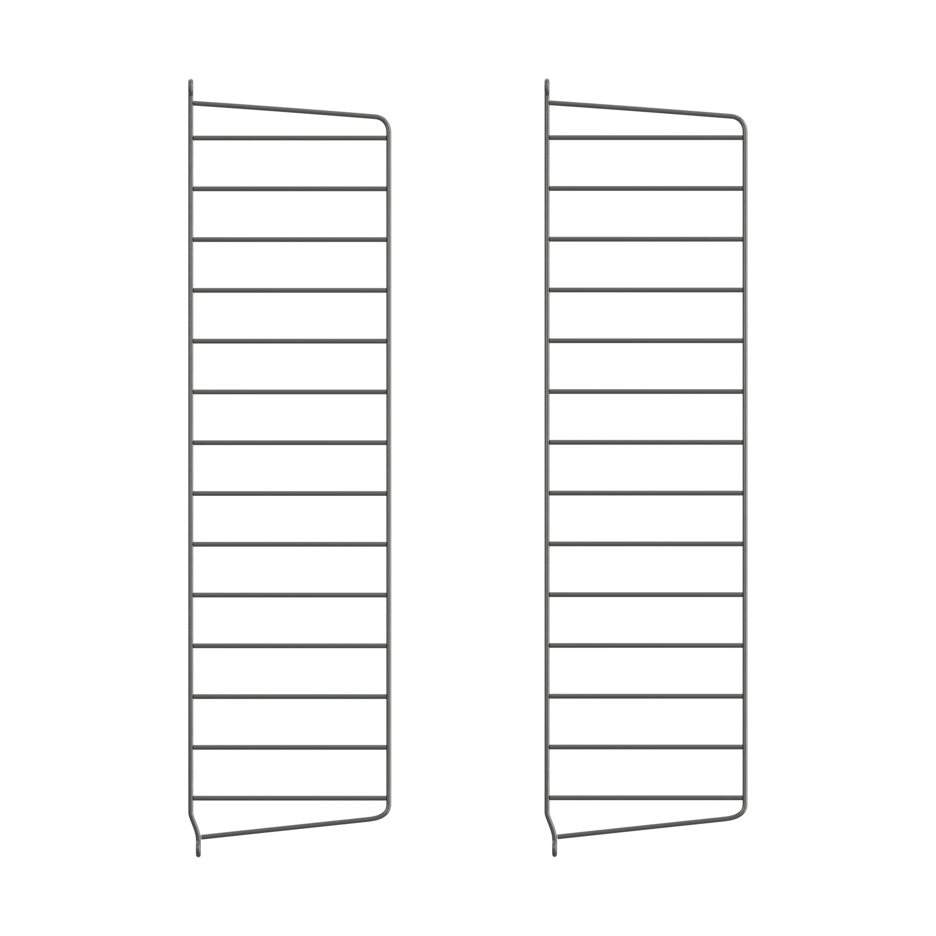 String veggavl, Mørkegrå, 75x20 cm, 2-pakn. String