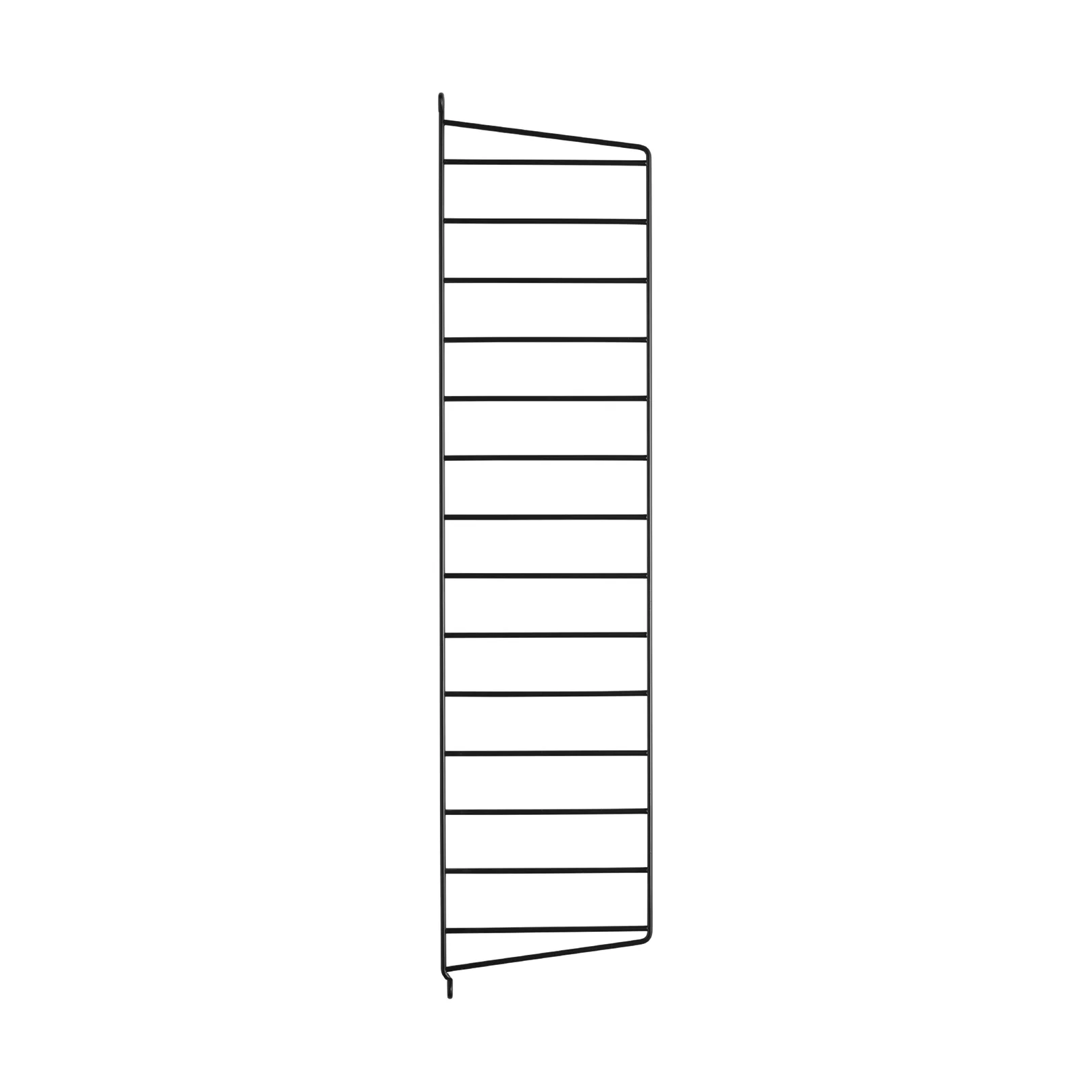 String veggavl, Svart, 75x20 cm, 1-pakning String