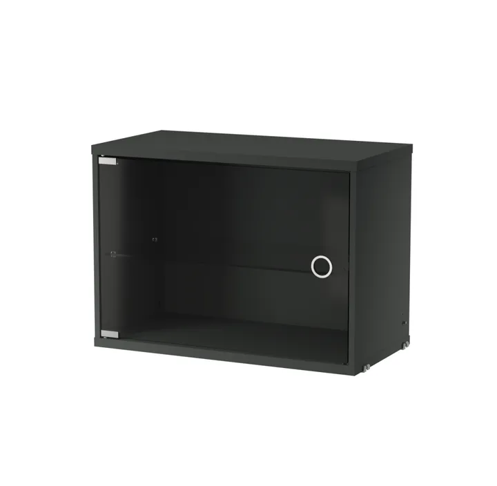 String vitrineskap - Mørkegrå, 58x30 cm - String