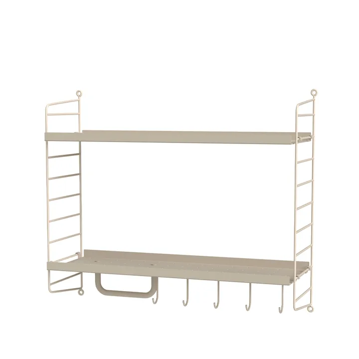 Stringhylle bad beige - Kombinasjon E - String