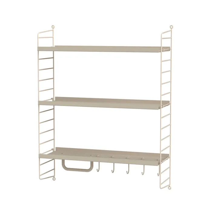 Stringhylle bad kombinasjon G - beige - String