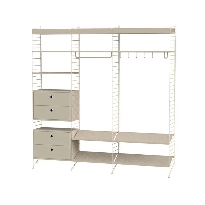 Stringhylle gang beige - Kombinasjon P - String
