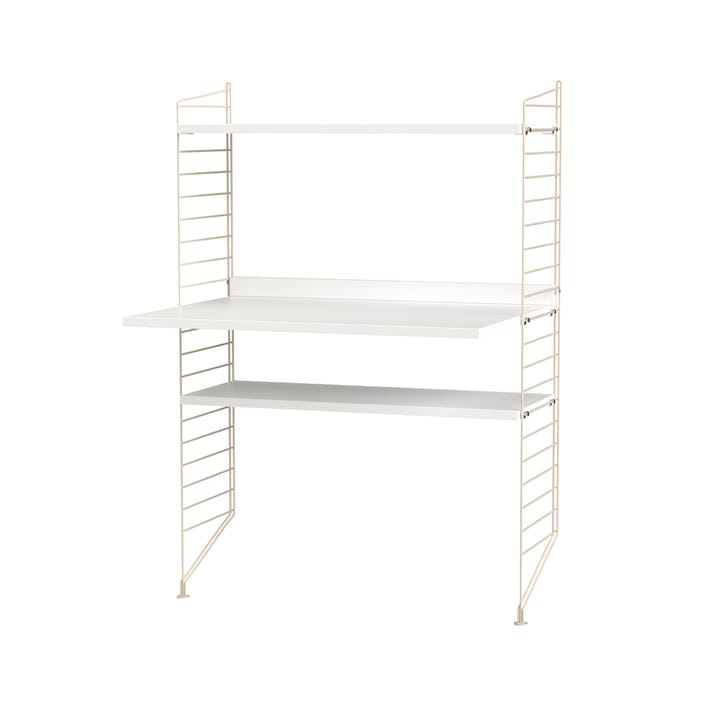 Stringhylle kontor hvit & beige - Kombinasjon H - undefined - String