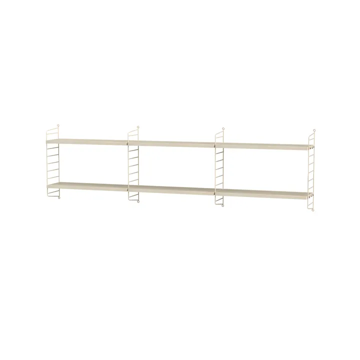 Stringhylle soverom ask & beige - Kombinasjon E - String