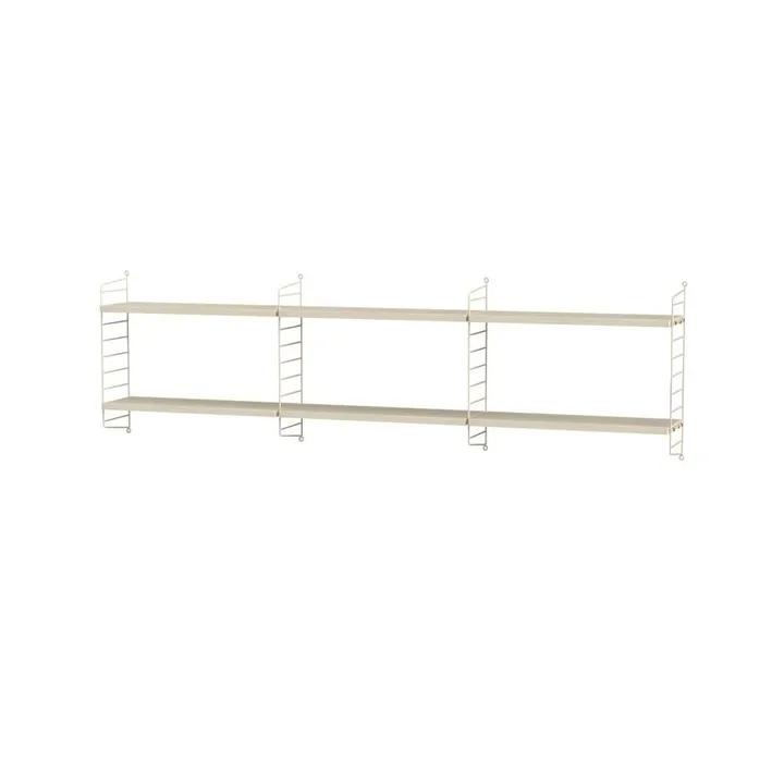Stringhylle soverom ask & beige - Kombinasjon E - String