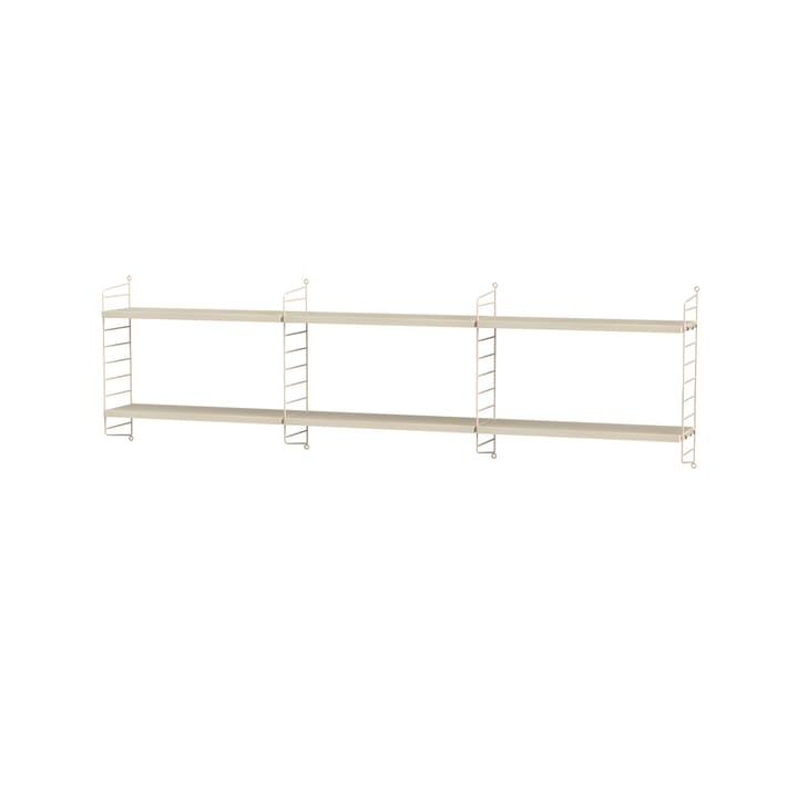 Stringhylle soverom ask & beige - Kombinasjon E - undefined - String