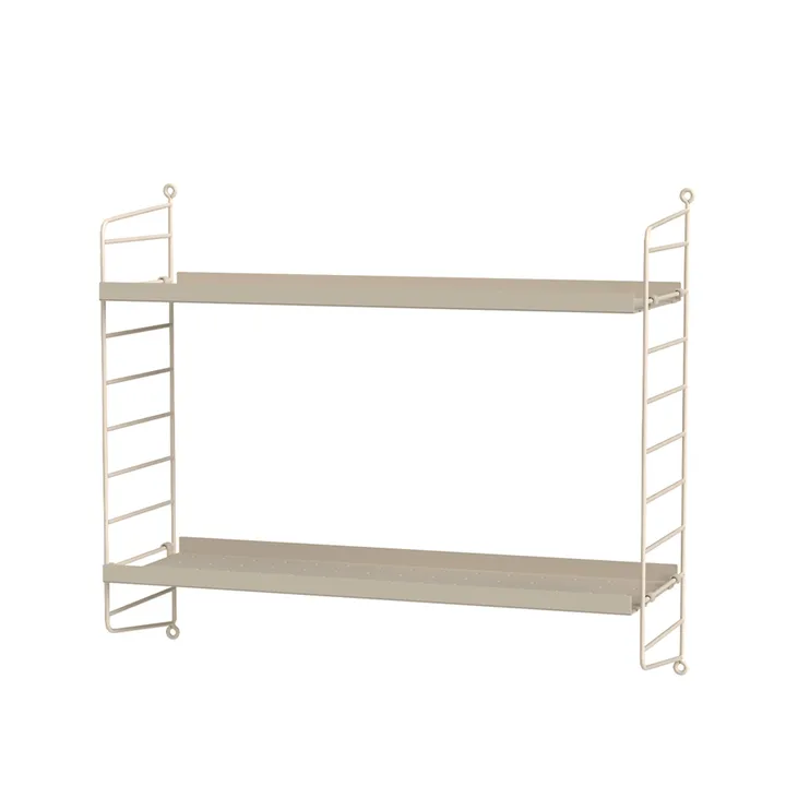 Stringhylle soverom beige - Kombinasjon B - String