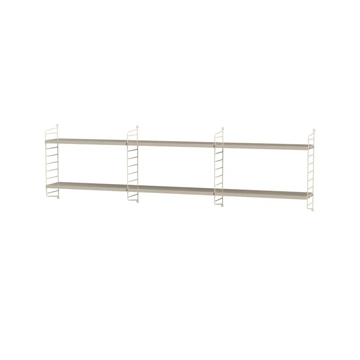 Stringhylle soverom beige - Kombinasjon E - String