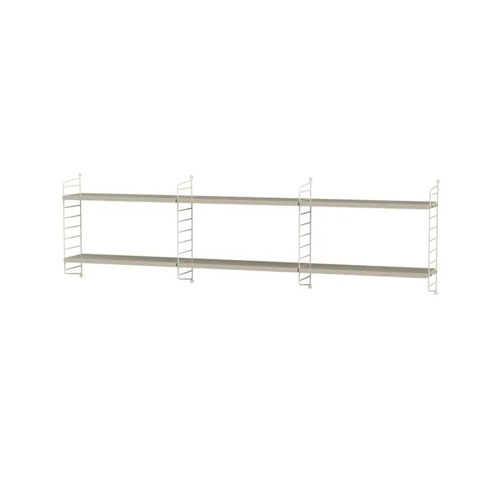 Stringhylle soverom beige - Kombinasjon E - String