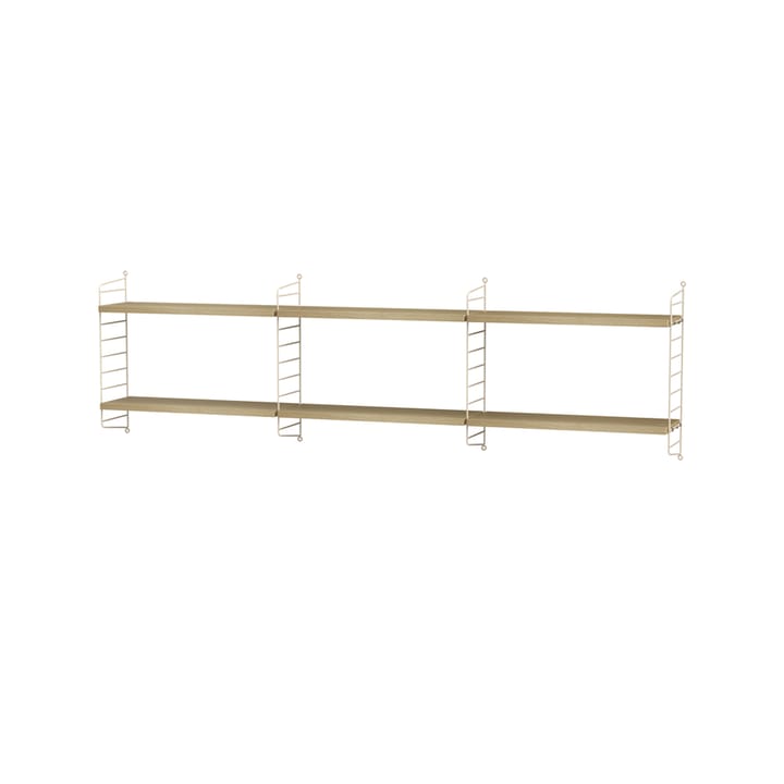 Stringhylle soverom eik & beige - Kombinasjon E - undefined - String