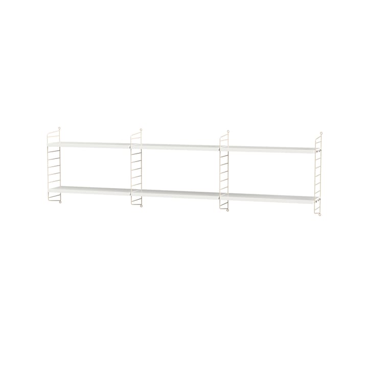 Stringhylle soverom hvit & beige - Kombinasjon E - undefined - String