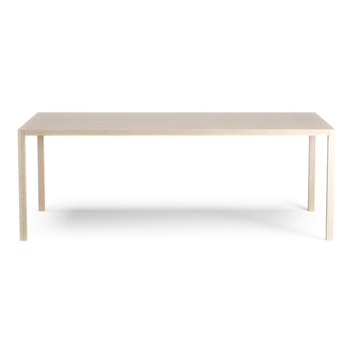Bespoke bord 90 x 200 cm, Hvitpigmentert eik Swedese