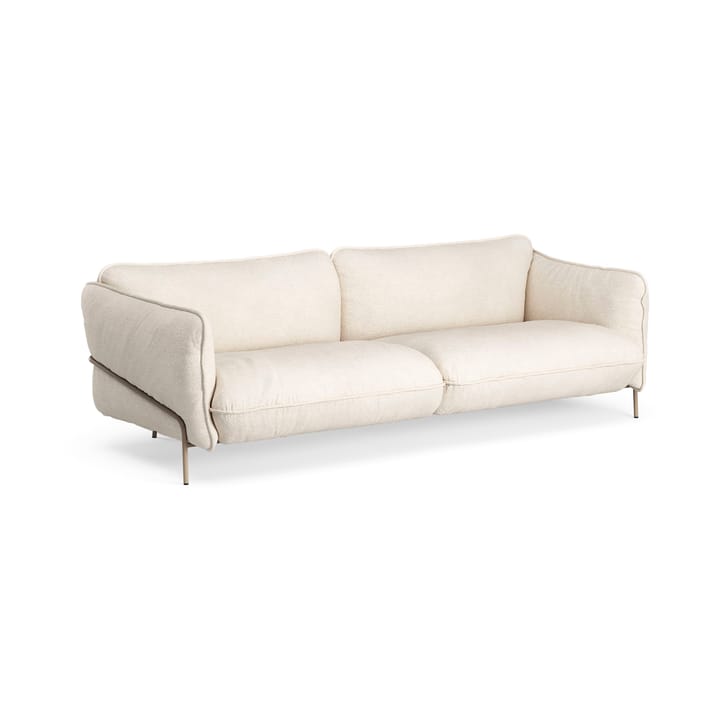 Continental sofa 3-seters - Barnum 01 Off white-nutmeg - Swedese