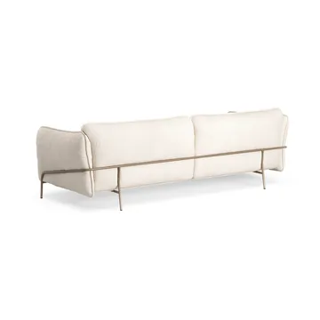 Continental sofa - Barnum 01 Off white-nutmeg - Swedese