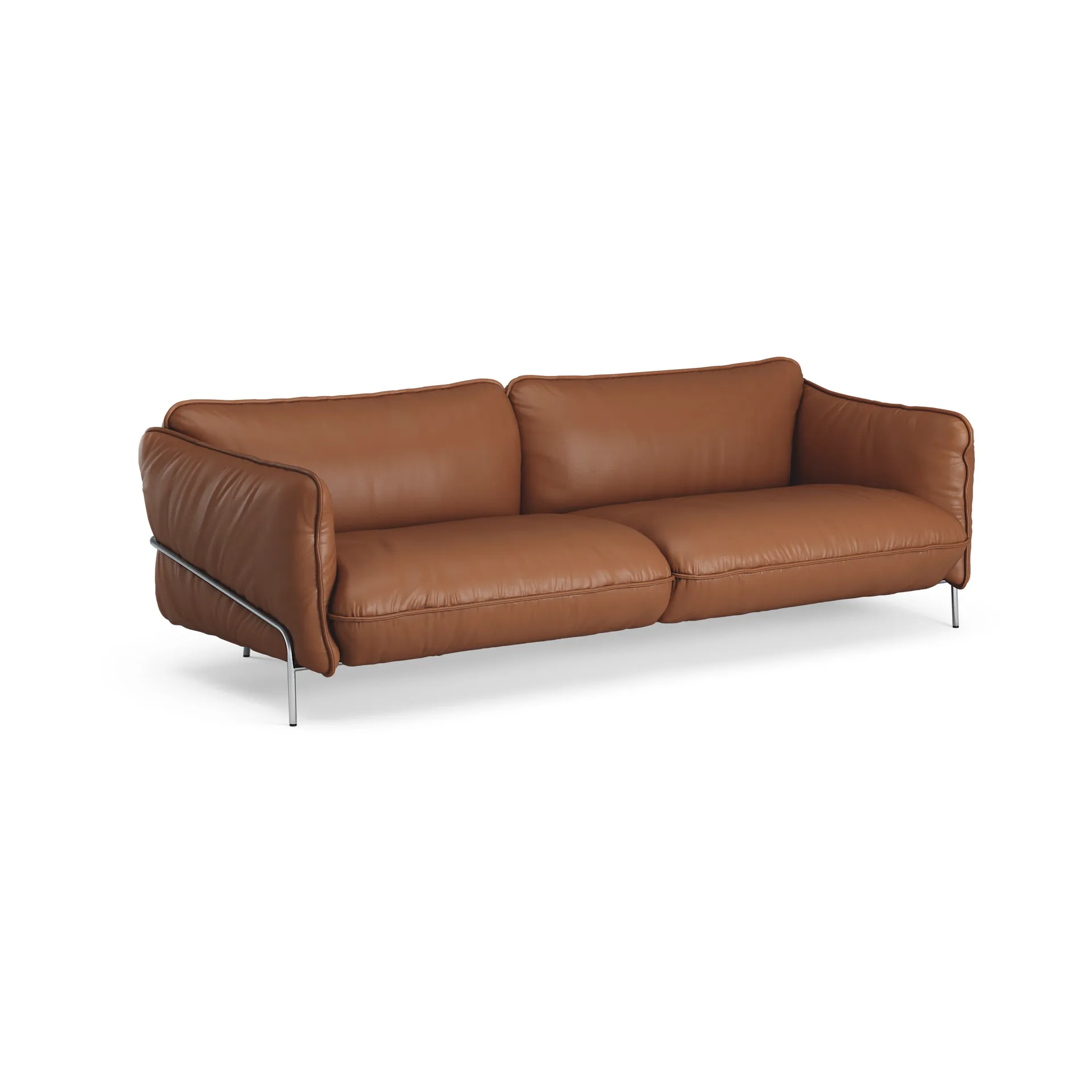 Continental sofa, Cognac 43404-krom Swedese