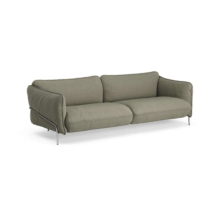 Continental sofa - Sealife Green/black-kromet stål - Swedese