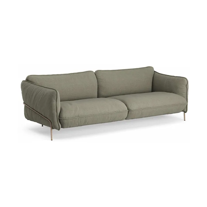 Continental sofa - Sealife Green/black-nutmeg - Swedese
