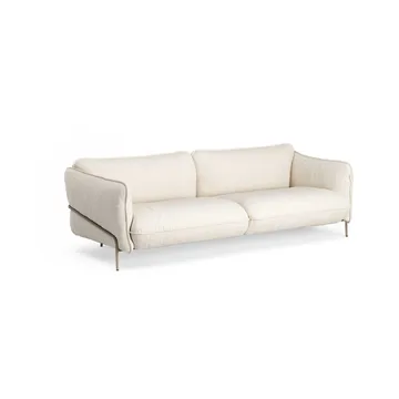 Continental sofa - Sealife Ivory/sand-nutmeg - Swedese