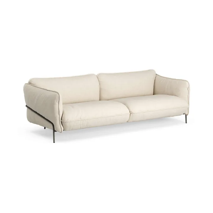 Continental sofa - Sealife Light beige/White-orkangrå - Swedese