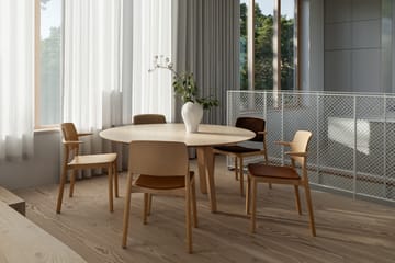 Divido bord Ø 120 cm - Lakkert ask - Swedese