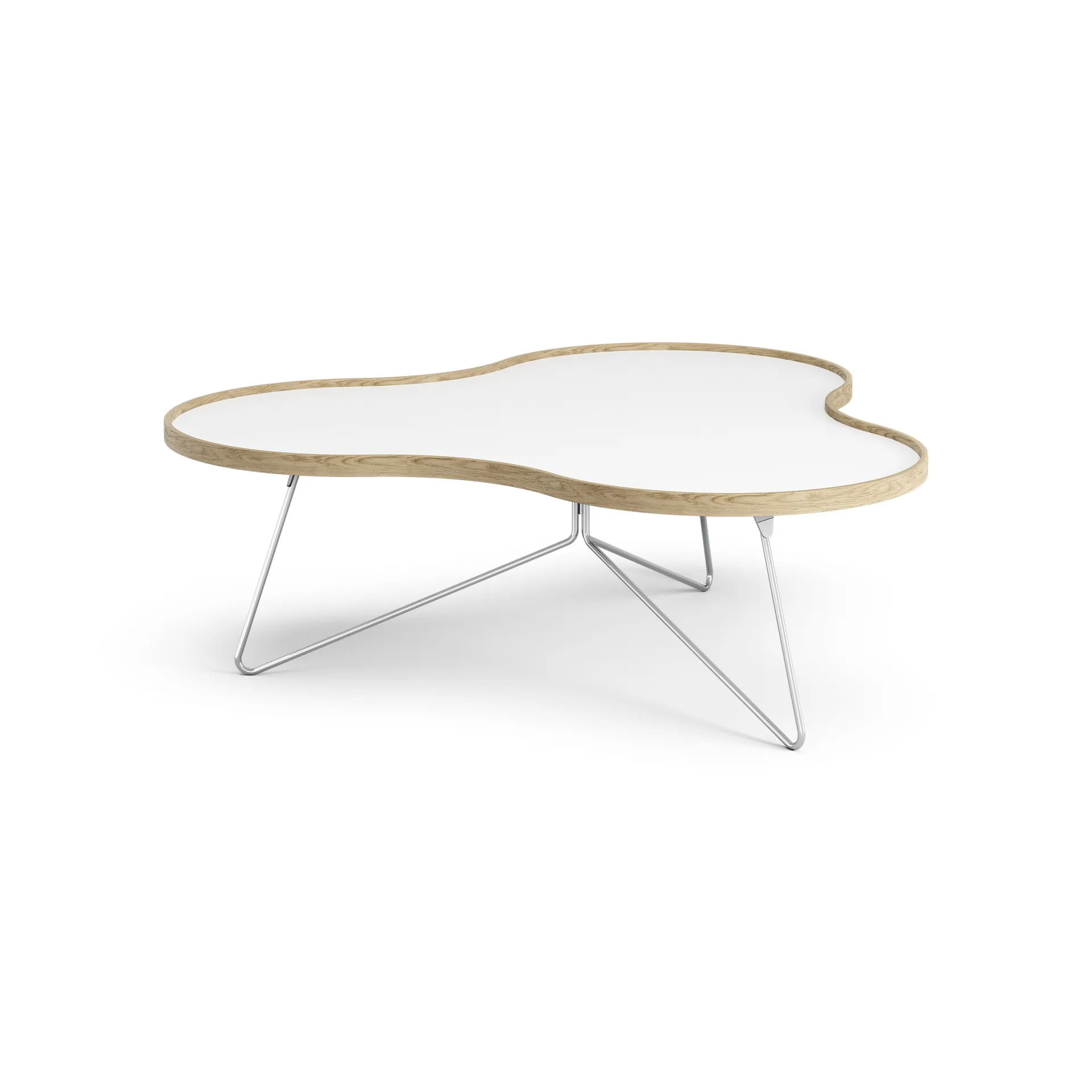 Flower bord 107x114 cm, H 39 cm Lakkert eik Swedese